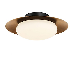 Zinola - 18W 1 LED Flush Mount-5.38 Inches Tall and 15 Inches Wide