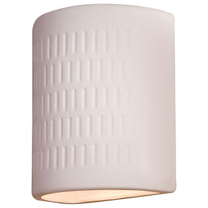 1 Light Outdoor Wall Sconce in Traditional Style - 10 inches tall by 8.25 inches wide
