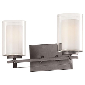 Parsons Studio - 2 Light Bath Bar in Transitional Style - 8.75 inches tall by 15 inches wide