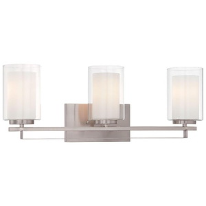 Parsons Studio - 3 Light Bath Bar in Transitional Style - 8.75 inches tall by 24 inches wide
