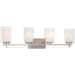 Parsons Studio - 4 Light Bath Bar in Transitional Style - 8.75 inches tall by 32.5 inches wide - 539481