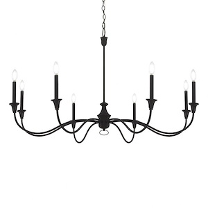 Halifax County - 8 Light Chandelier-31.25 Inches Tall and 48 Inches Wide - 1293127
