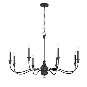 Halifax County - 8 Light Chandelier-31.25 Inches Tall and 48 Inches Wide - 1293127