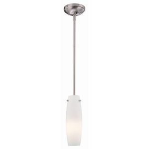 1 Light Mini Pendant - 11 inches tall by 3.63 inches wide