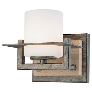 Compositions - 1 Light Transitional Bath Vanity in Transitional Style - 6.25 inches tall by 6.25 inches wide - 539421