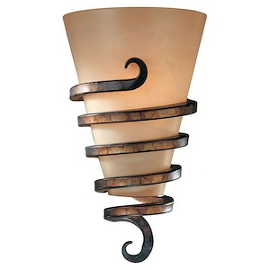 Tofino - 1 Light Wall Sconce in Transitional Style - 15 inches tall by 8.5 inches wide