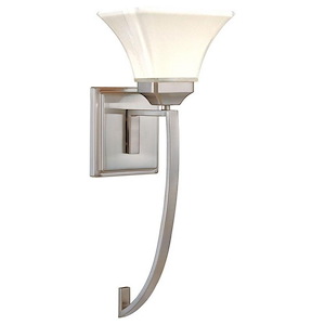 Agilis - 1 Light Wall Sconce in Contemporary Style - 19.75 inches tall by 7.75 inches wide