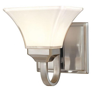 Agilis - 1 Light Contemporary Bath Vanity in Contemporary Style - 8.5 inches tall by 7.75 inches wide - 539536
