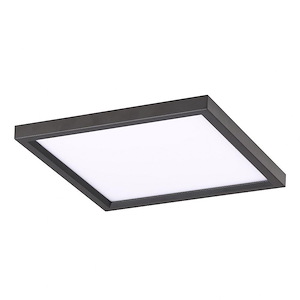 30W 1 LED Square Flush Mount-1 Inches Tall and 15 Inches Wide
