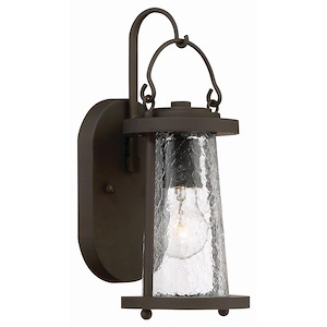 Great Outdoors - Haverford Grove - 1 Light Wall Mount In Transitional Style - 13.25 Inches Tall By 5.5 Inches Wide - 900617