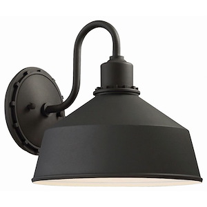 Great Outdoors - Mantiel - 1 Light Wall Mount In Transitional Style - 9.75 Inches Tall By 10 Inches Wide