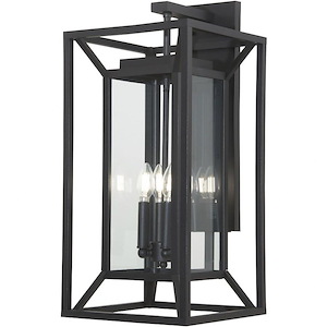 Harbor View - 4 Light Outdoor Wall Mount-25.38 Inches Tall and 11.5 Inches Wide