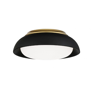 20W 1 LED Flush Mount-4.63 Inches Tall and 12 Inches Wide