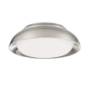 20W 1 LED Flush Mount-4.63 Inches Tall and 12 Inches Wide