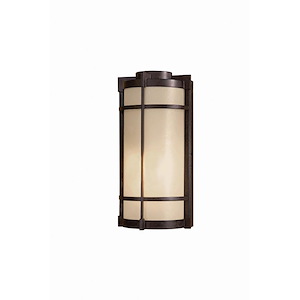 Great Outdoors - Andrita Court - 1 Light Outdoor Wall Mount In Transitional Style - 14.5 Inches Tall By 7.5 Inches Wide