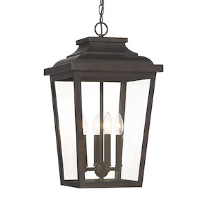 Irvington Manor - 4 Light Outdoor Large Pendant-21.75 Inches Tall and 12.5 Inches Wide - 1333171