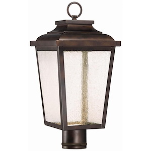 Great Outdoors - Irvington Manor - Led Outdoor Post Mount In Traditional Style - 18 Inches Tall By 8.5 Inches Wide - 628674