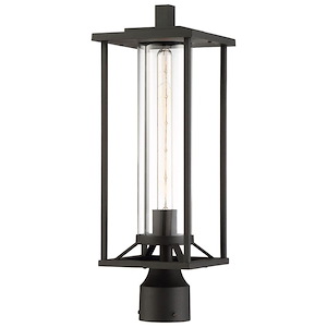 Great Outdoors - Trescott - 1 Light Post Mount In Transitional Style - 20 Inches Tall By 7 Inches Wide - 699905
