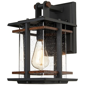 Great Outdoors - san Marcos - 1 Light Wall Mount In Transitional Style - 11.25 Inches Tall By 6.5 Inches Wide - 699899