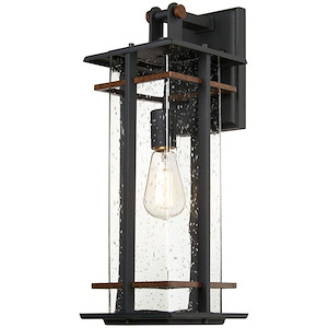 Great Outdoors - san Marcos - 1 Light Wall Mount In Transitional Style - 18.25 Inches Tall By 6.5 Inches Wide - 699897