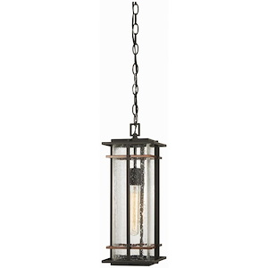 Great Outdoors - san Marcos - 1 Light Chain Hung In Transitional Style - 17.5 Inches Tall By 6.5 Inches Wide - 699896