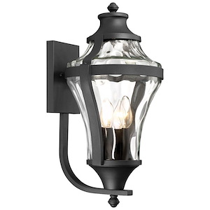 Great Outdoors - Libre - 4 Light Outdoor Wall Mount In Traditional Style-20.5 Inches Tall and 11 Inches Wide - 1293437