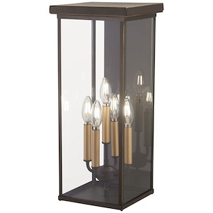 Great Outdoors - Casway - 5 Light Pocket Lantern In Transitional Style - 22 Inches Tall By 9 Inches Wide - 699887