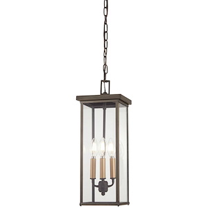 Great Outdoors - Casway - 4 Light Chain Hung In Transitional Style - 19.25 Inches Tall By 7 Inches Wide - 699886