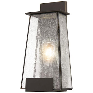 Great Outdoors - Bistro Dawn - 1 Light Wall Mount In Transitional Style - 14.25 Inches Tall By 7 Inches Wide - 699879