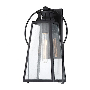 Halder Bridge - 1 Light Outdoor Wall Mount in Transitional Style - 14.5 inches tall by 8.5 inches wide