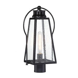 Halder Bridge - 1 Light Outdoor Post Mount in Transitional Style - 18.5 inches tall by 10 inches wide - 896783