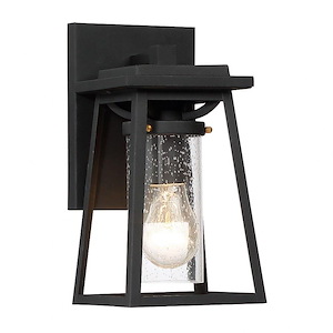 Lanister Court - Outdoor Wall Lantern Approved for Wet Locations in Transitional Style - 10.5 inches tall by 5.5 inches wide