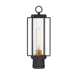 Avonlea - 1 Light Outdoor Post Lantern in Contemporary Style - 17.13 inches tall by 6.38 inches wide - 871887