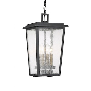 Cantebury - 4 Light Outdoor Chain Hung Lantern in Transitional Style - 16.25 inches tall by 9.25 inches wide