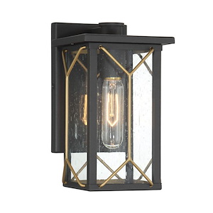Hillside Manor - 1 Light Outdoor Wall Mount-10 Inches Tall and 5.75 Inches Wide - 1258262