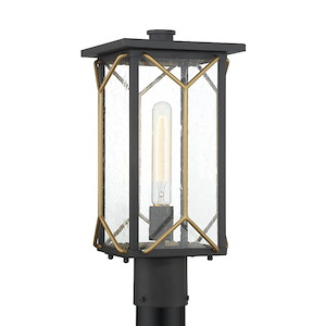 Hillside Manor - 1 Light Outdoor Post Mount-18.5 Inches Tall and 8 Inches Wide