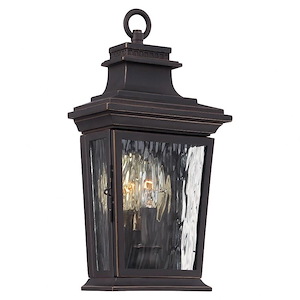 Great Outdoors - Vista Montaire - 1 Light Outdoor Pocket Wall Lantern In Traditional Style-14 Inches Tall and 7 Inches Wide