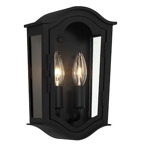 Houghton Hall - 2 Light Outdoor Wall Mount In 11 Inches Tall and 6