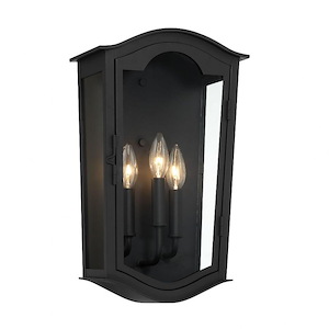 Houghton Hall - 3 Light Outdoor Wall Mount In 16 - 1084707