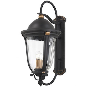 Peale Street - 5 Light Outdoor Wall Mount In 33 Inches Tall and 15 - 1084723
