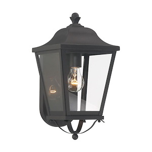 Great Outdoors - Savannah - 1 Light Outdoor Wall Mount-15.75 Inches Tall and 8 Inches Wide - 1293384