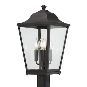 Great Outdoors - Savannah - 4 Light Outdoor Post Mount-21.5 Inches Tall and 10 Inches Wide