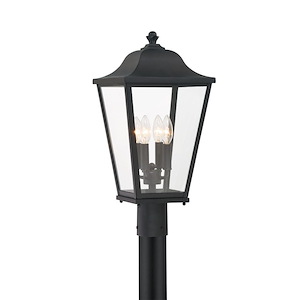 Great Outdoors - Savannah - 4 Light Outdoor Post Mount-21.5 Inches Tall and 10 Inches Wide - 1293668