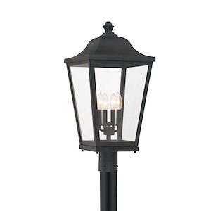 Great Outdoors - Savannah - 4 Light Outdoor Post Mount-25.63 Inches Tall and 12 Inches Wide - 1293679