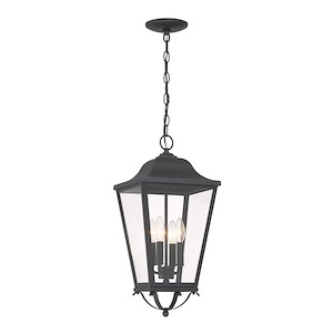 Great Outdoors - Savannah - 4 Light Outdoor Chain Hung Pendant-21.88 Inches Tall and 10 Inches Wide - 1293385
