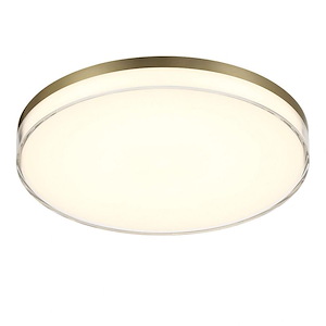 Vantage - 30W 1 LED Flush Mount-1.5 Inches Tall and 13 Inches Wide