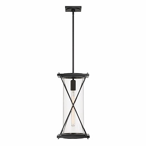 Rockhill - 1 Light Outdoor Pendant-19.5 Inch Tall and 9.5 Inch Wide - 1375699