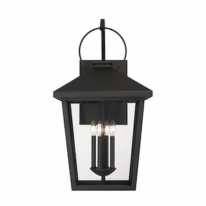 Parkside - 4 Light Outdoor Wall Mount-32 Inch Tall and 17.25 Inch Wide - 1375709