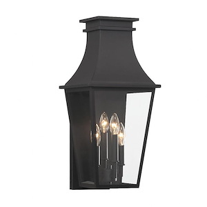 Great Outdoors - Gloucester - 4 Light Outdoor Wall Mount-22.63 Inches Tall and 10.38 Inches Wide - 1293655