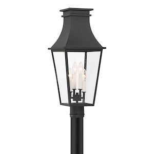 Great Outdoors - Gloucester - 4 Light Outdoor Post Mount-24.88 Inches Tall and 10.38 Inches Wide - 1293762